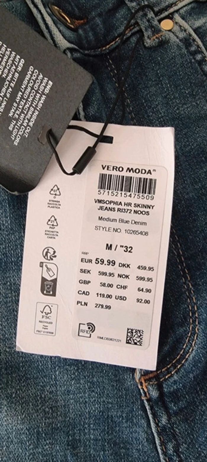 Jean Vero Moda - Skinny/Taille Haute - photo numéro 6