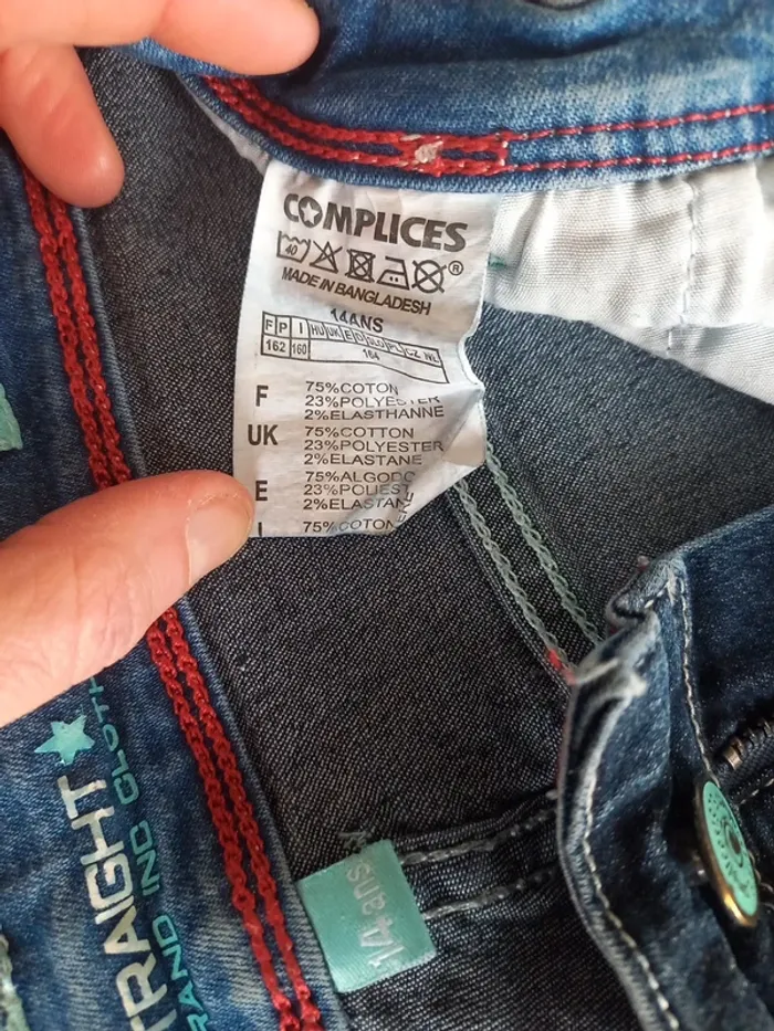 Short en jeans Complices 14 ans - photo numéro 5