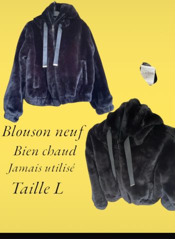 Blouson fausse fourrure