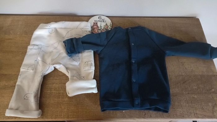 Ensemble hiver en velours Phoque/Otarie 6mois - photo numéro 3