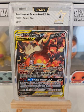 Reshiram et Dracaufeu SM201 PCA Authentique