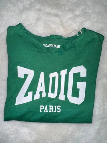 Beau tee shirt Zadig 6 ans