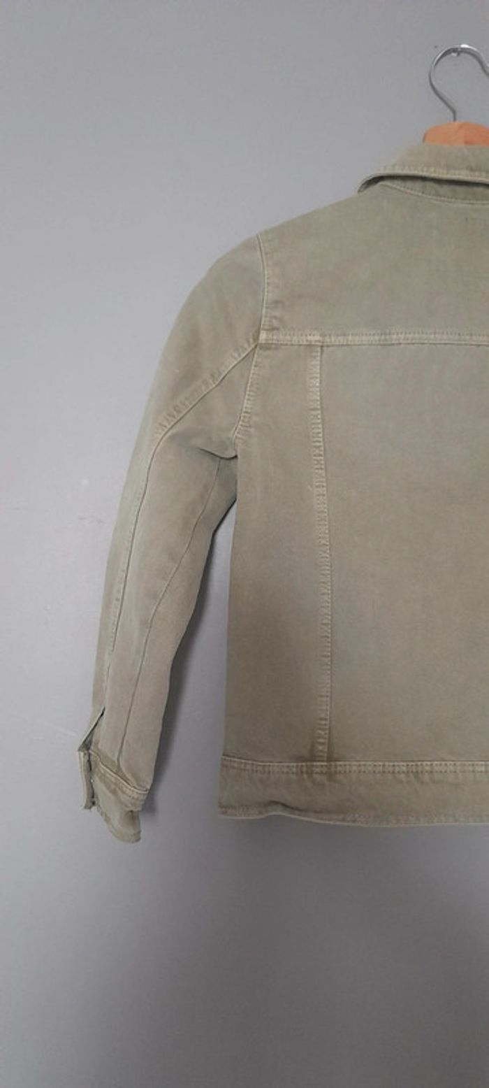 Veste en jean vert - photo numéro 7