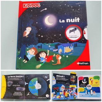 Livre animé Kididoc 🌃 La Nuit 🌠