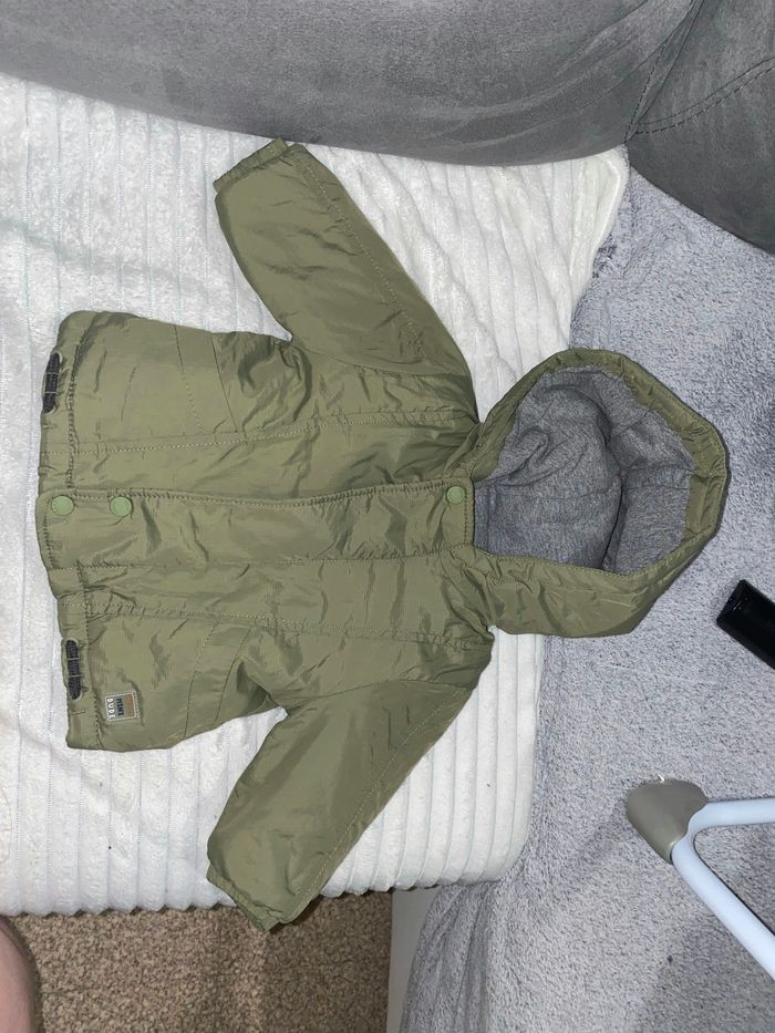 Manteau bébé garçon kaki - photo numéro 3