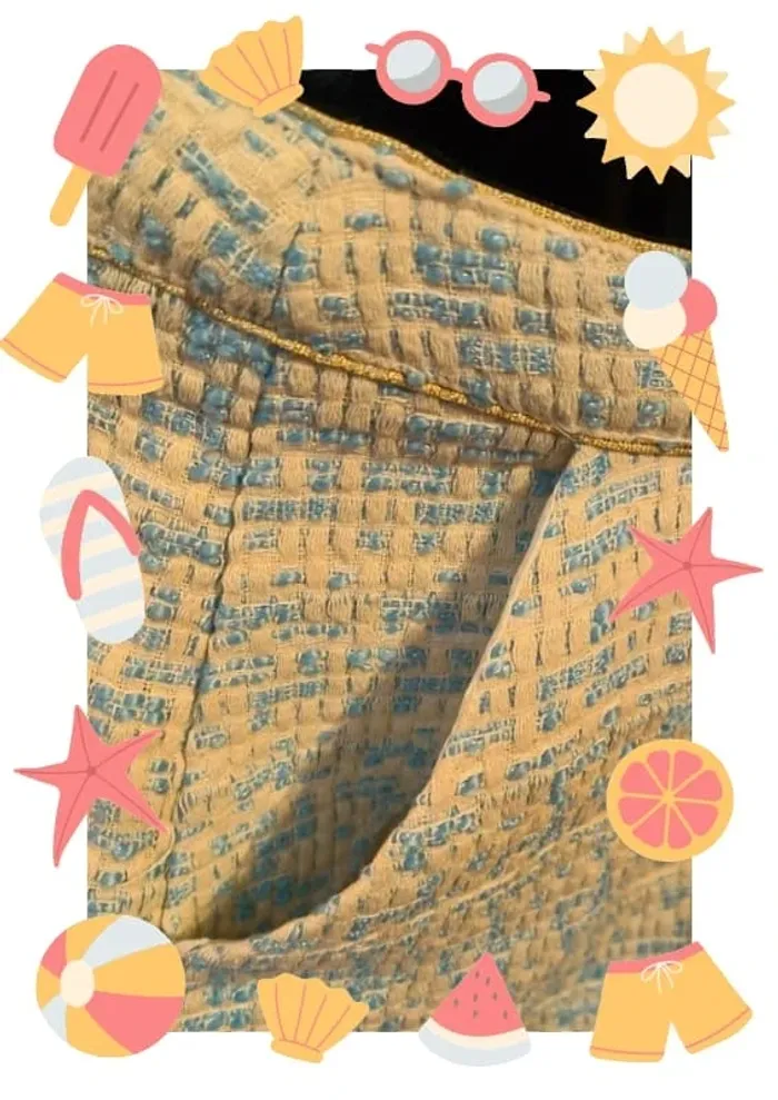 Superbe jupe courte en tweed - photo numéro 2