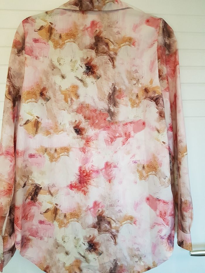 Chemisier fleuri manches longues - photo numéro 5