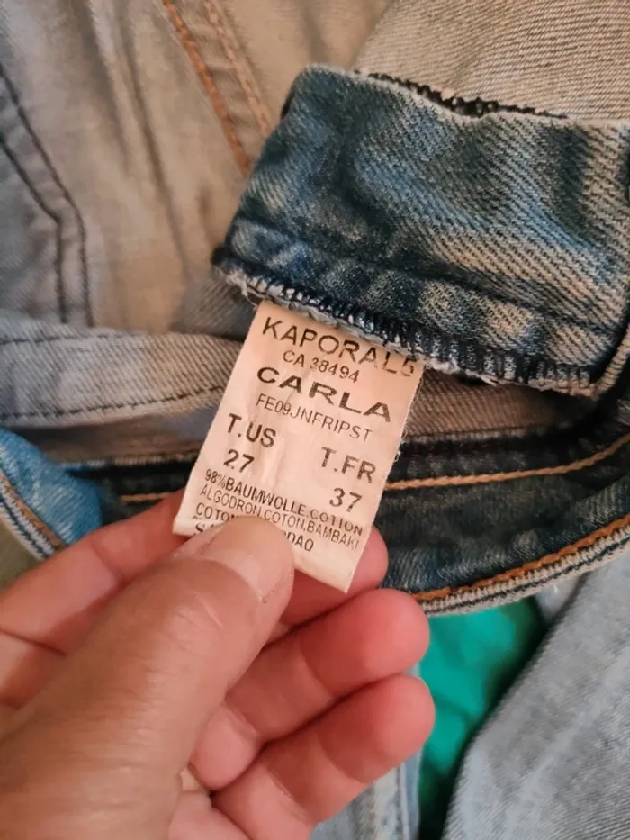 Jeans kaporal très bon état taille 27 - photo numéro 4