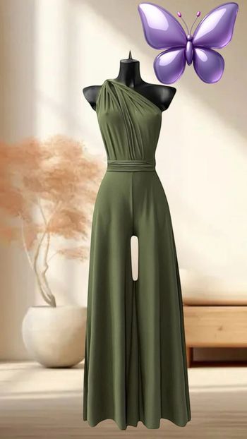 Combi pour l’été kaki multi positions pour soirées