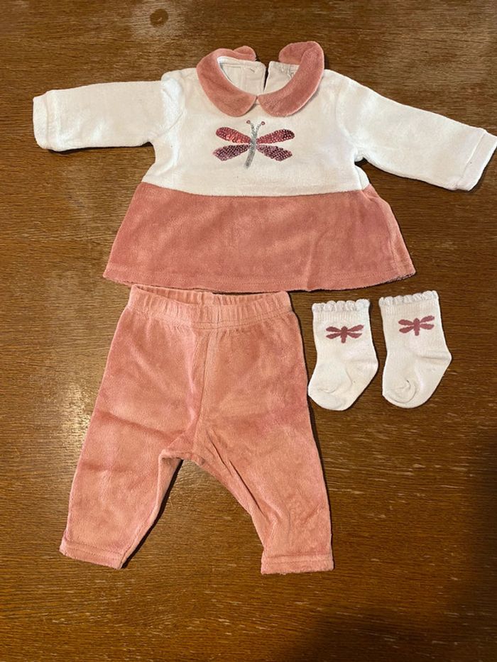 Ensemble tunique + legging + chaussette