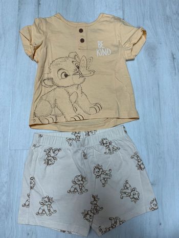 Ensemble pyjama court le Roi Lion 12 mois