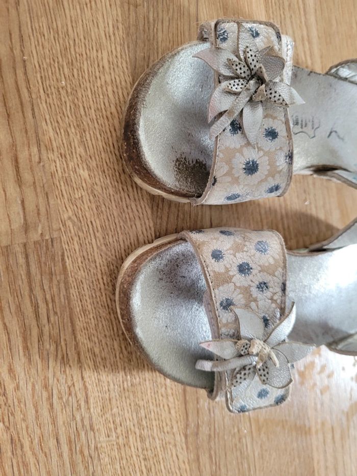 Sandales cuir scratch 26 - photo numéro 2