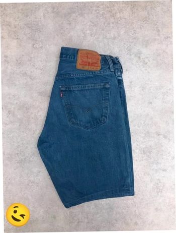 Short Levi's 501 W34 FR44 Bleu Femme Women #SHO13
