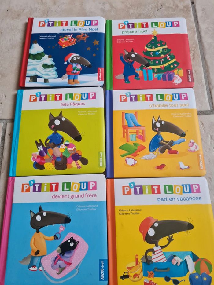 6 livres P'tit loup - comme neuf