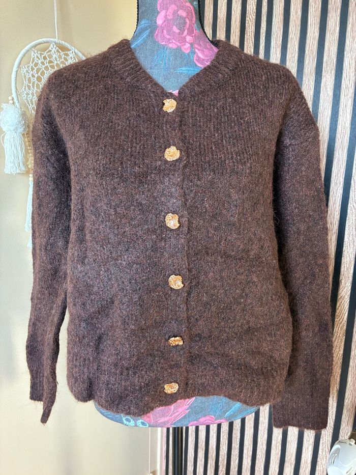 Joli gilet marron - photo numéro 3