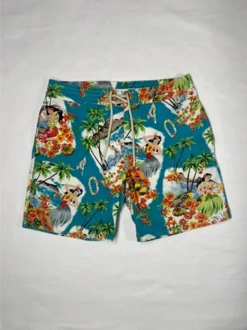 Short de bain motifs Hawaïen Ralph Lauren
