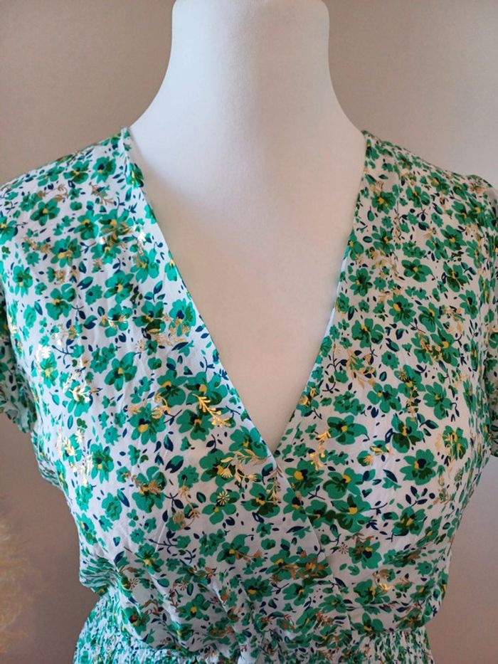 Robe cache-coeur Fleurie HD Diffusion taille M 38 - photo numéro 2