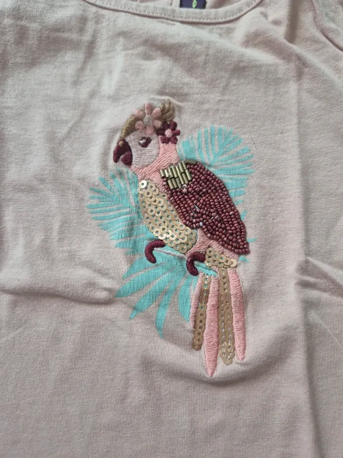 Tshirt perroquet sergent major 2 ans - photo numéro 2
