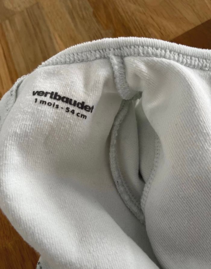 Lot 2 pyjamas en velour 1 mois - photo numéro 5