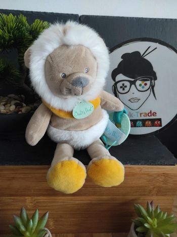 Doudou Knuffel Peluche Plush Lion Maxou Baby Nat Pantin #geektradedoudou