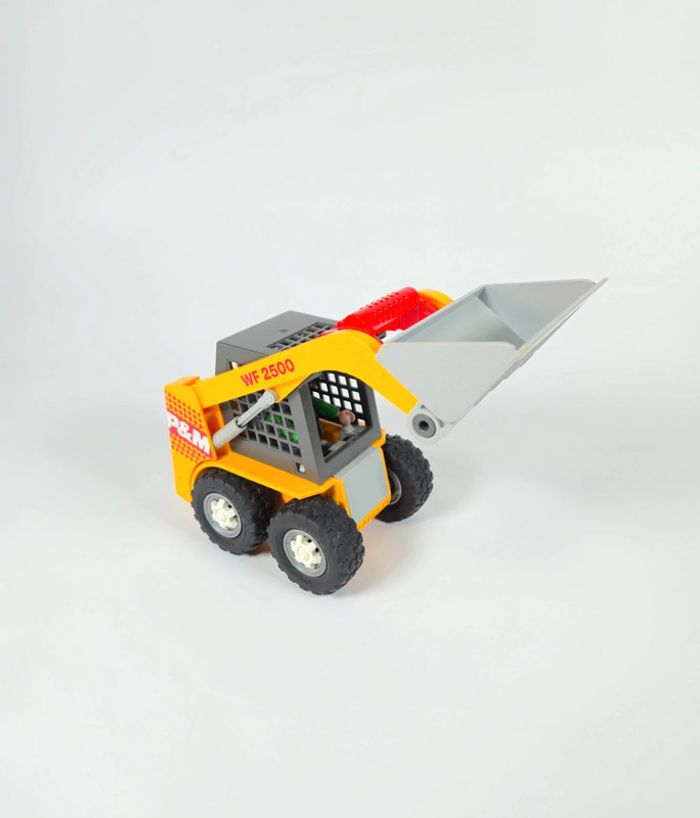 Playmobil Chargeur tracteur jaune et rouge - photo numéro 3