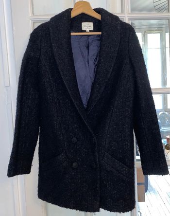Manteau sézane noir Modèle jagger  Taille 36