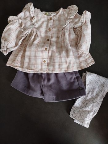 Short, blouse et legging