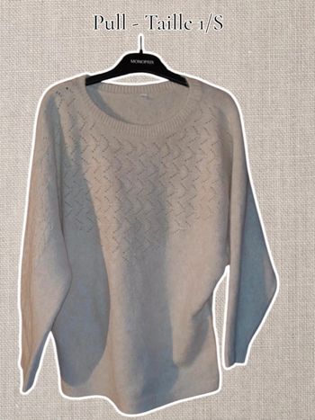 Pull Beige/Crème - Taille 1/S
