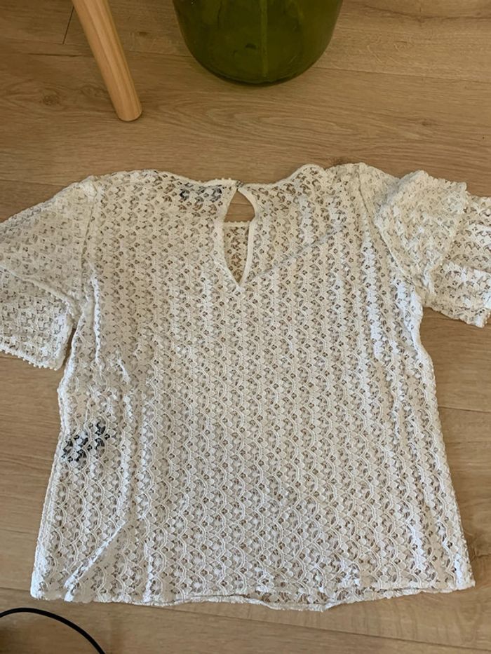 Blouse dentelle The Kooples XS - photo numéro 6