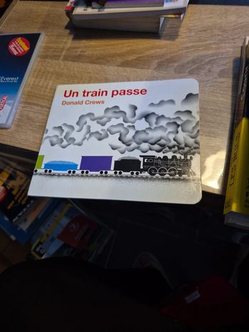 Livre enfant un train passe