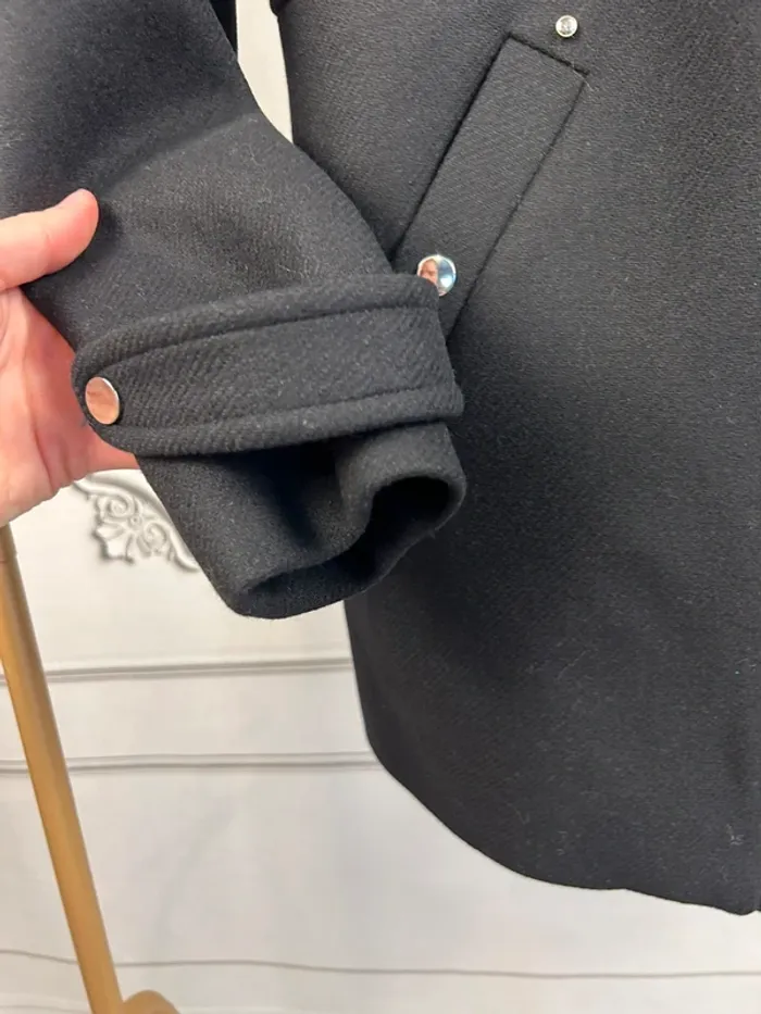 Manteau Noir Armand Thiery T.1 / S Neuf - photo numéro 4