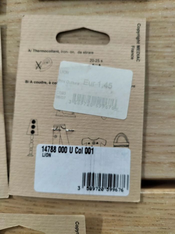 Thermocollants style militaire pour accessoiriser un vêtement - photo numéro 6