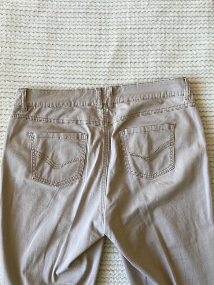 Pantalon taille basse beige / Taille 40 - photo numéro 6
