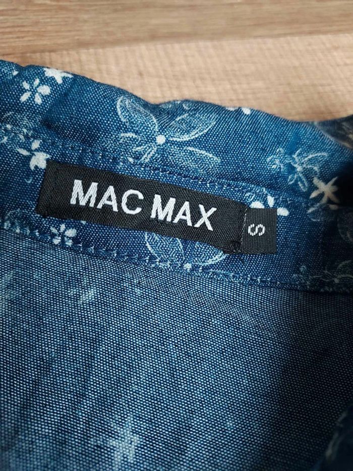 Jolie robe chemise style jean motif fleuri - photo numéro 6