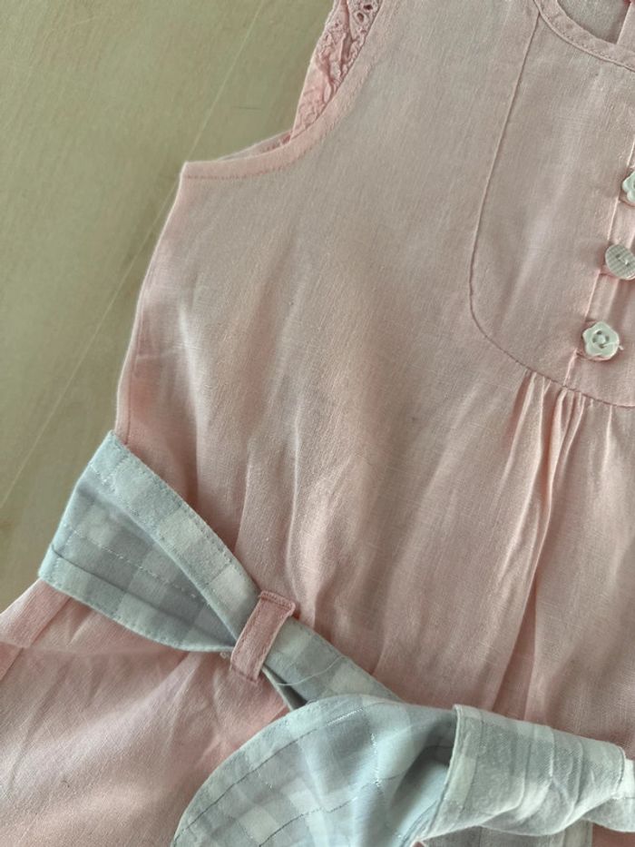 Combishort été fille gémo 12 mois 74 cm - photo numéro 2