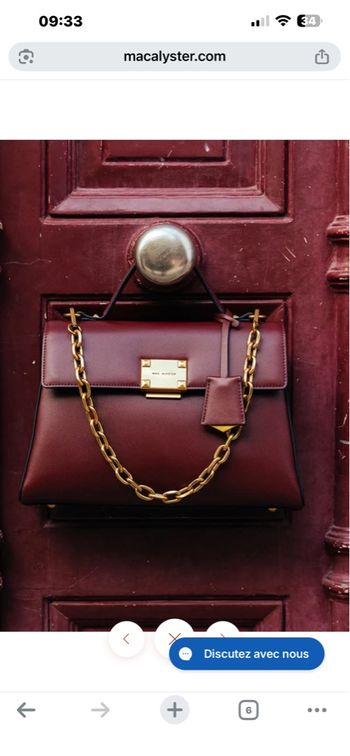 Sac cuir Mac Alyster 