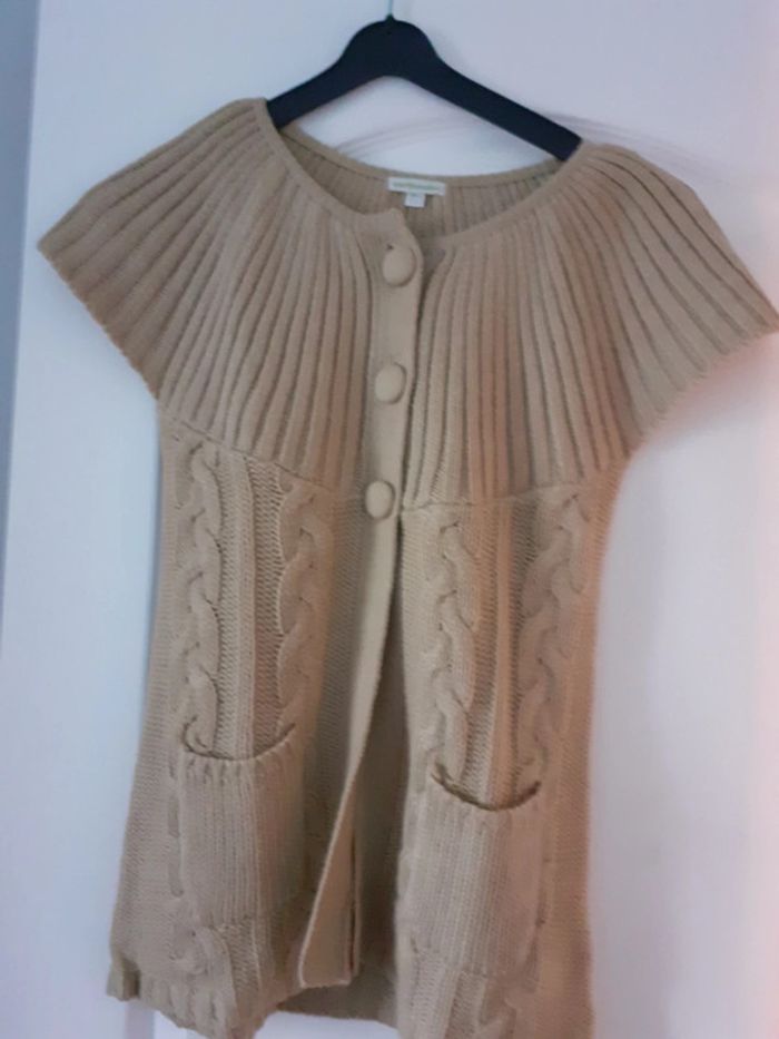 Gilet manches courtes fille