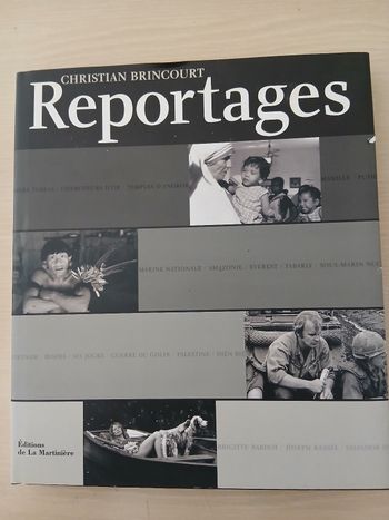 Gros livre reportage de christian brincoury