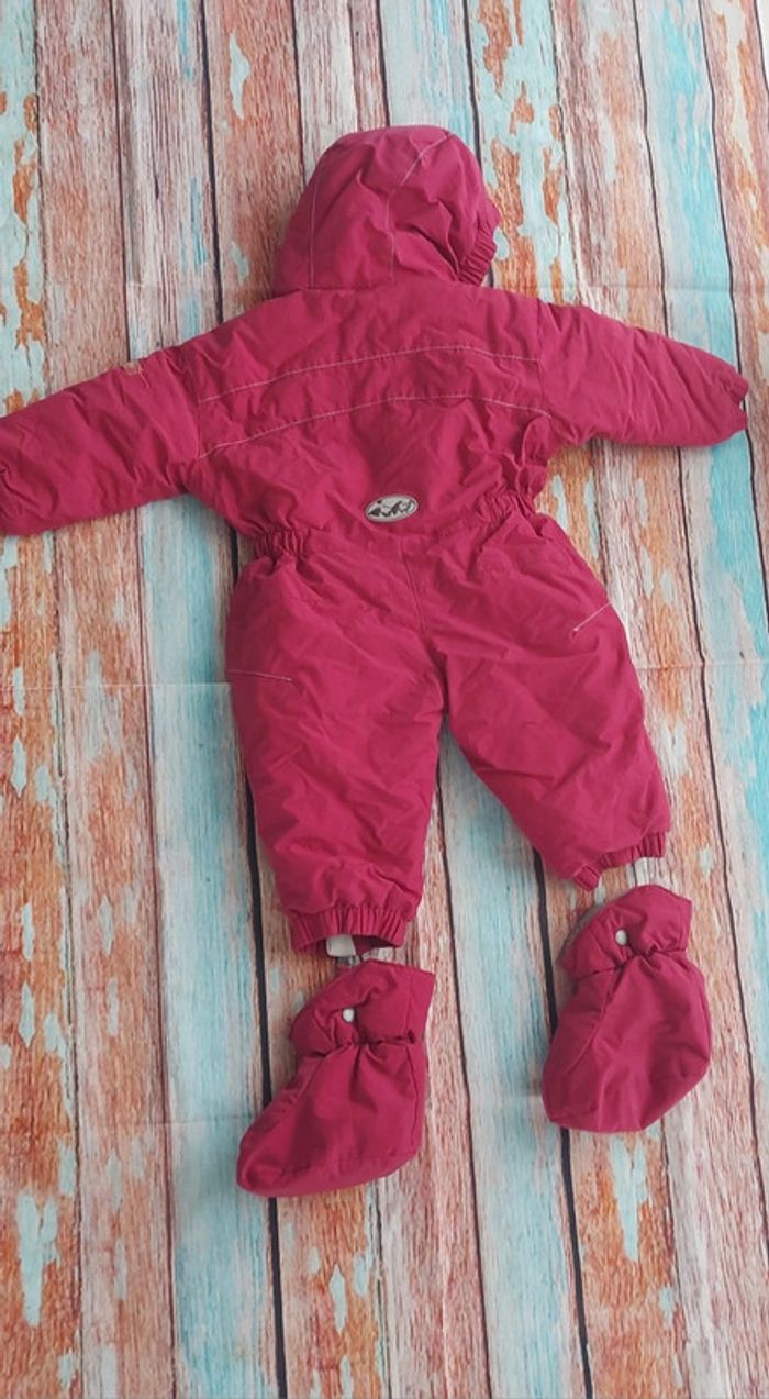 Combinaison fille ski rose 12 mois decathlon baby - photo numéro 2