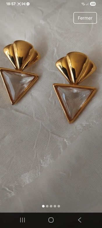 Boucles d oreille retro