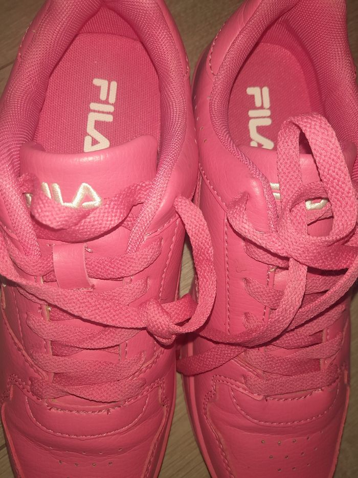 Baskets Fila rose - photo numéro 3