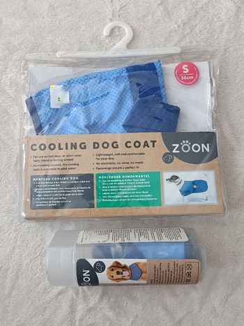 1 manteau de refroidissement et 1 bandana rafraîchissant en taille S