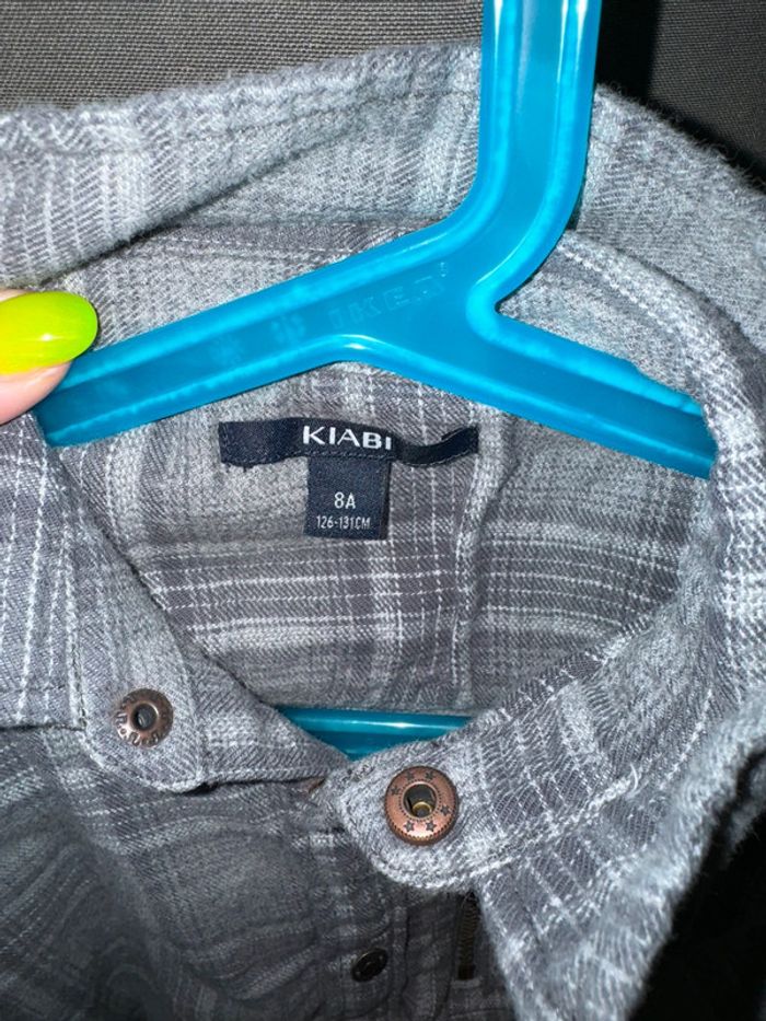 Chemise manches longues chaude 8 ans Kiabi - photo numéro 3