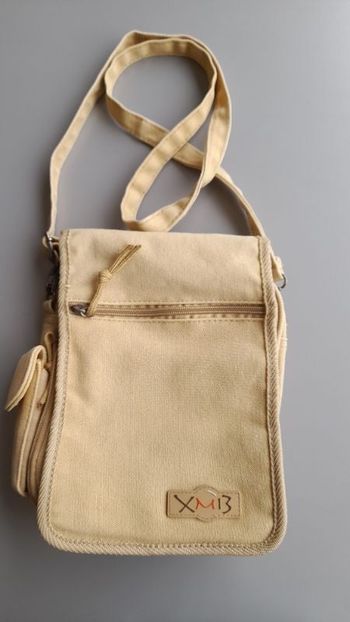 Sac bandoulière beige
