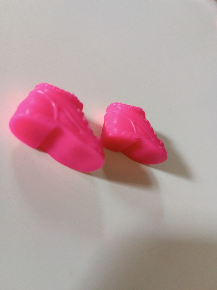 Chaussure basket rose pink barbie mattel poupée doll mannequin - photo numéro 3