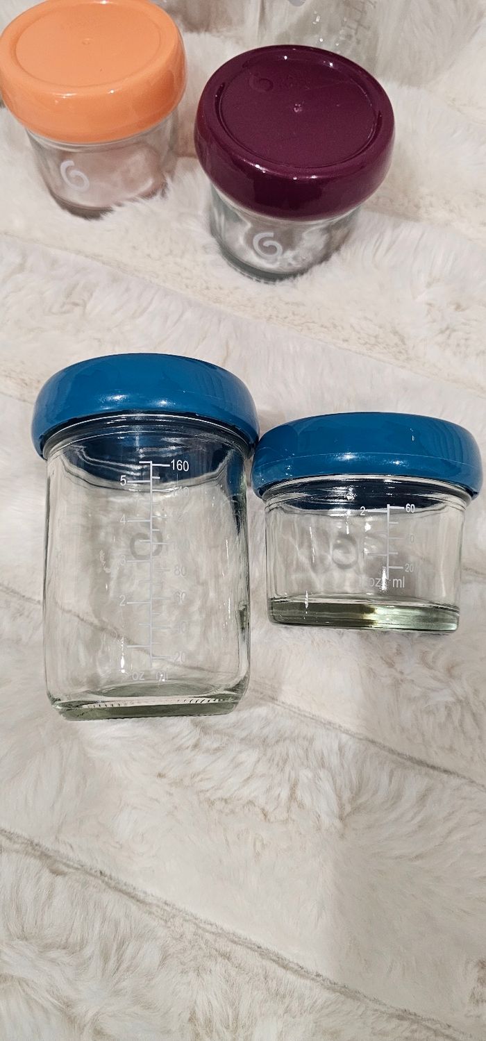 Lot de 8 pots en verre Babybols babymoov en tres bon état - photo numéro 8