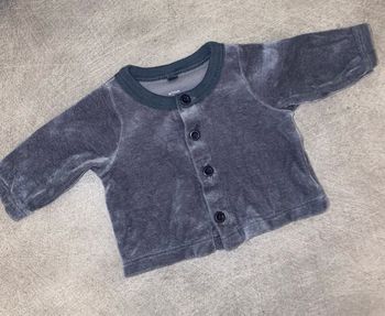 Gilet velours Petit bateau