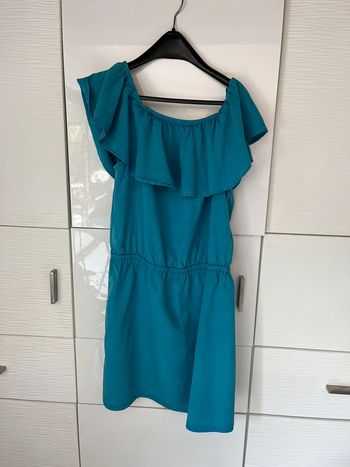 Robe turquoise 44 jacqueline riu été