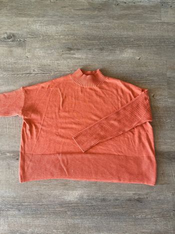Pull col roulé
