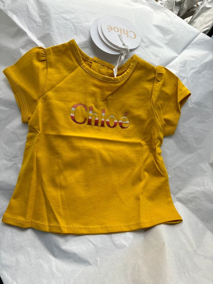 T-shirt pour bébé fille 6 mois Chloé